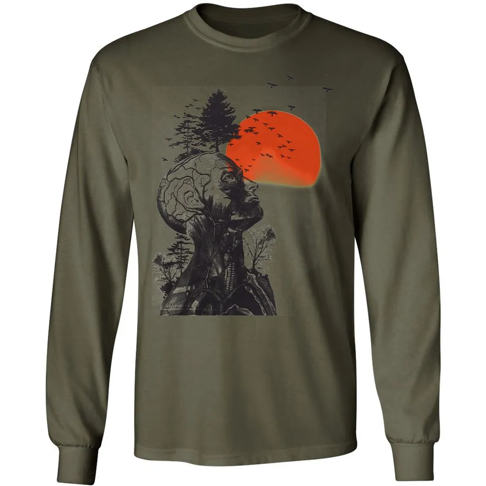 Long Sleeve T-Shirt - AY1LBZCS - Military Green - 7