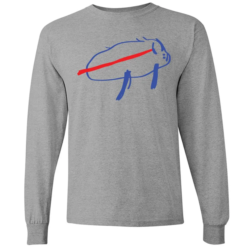 Long Sleeve T-Shirt - VQUGP89L - Graphite Heather - 6