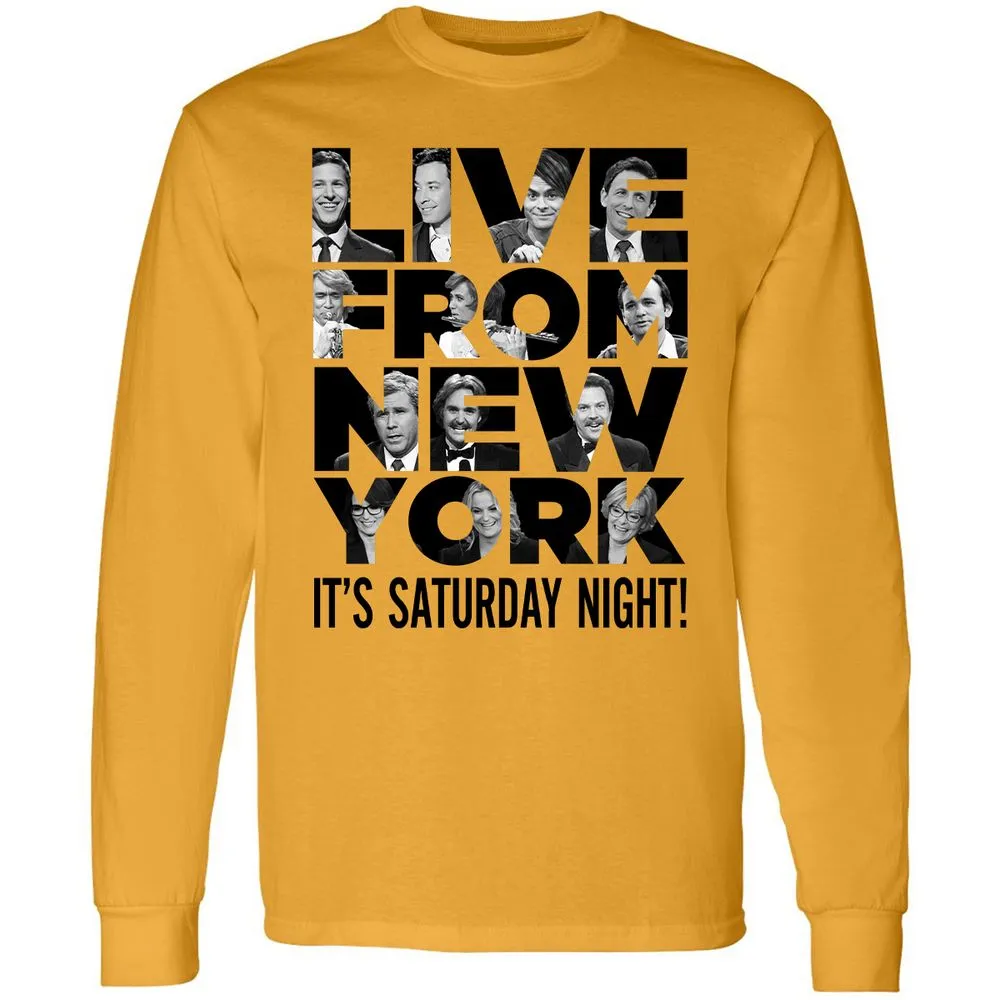 Long Sleeve T-Shirt - FKAJ12JL - Gold - 9