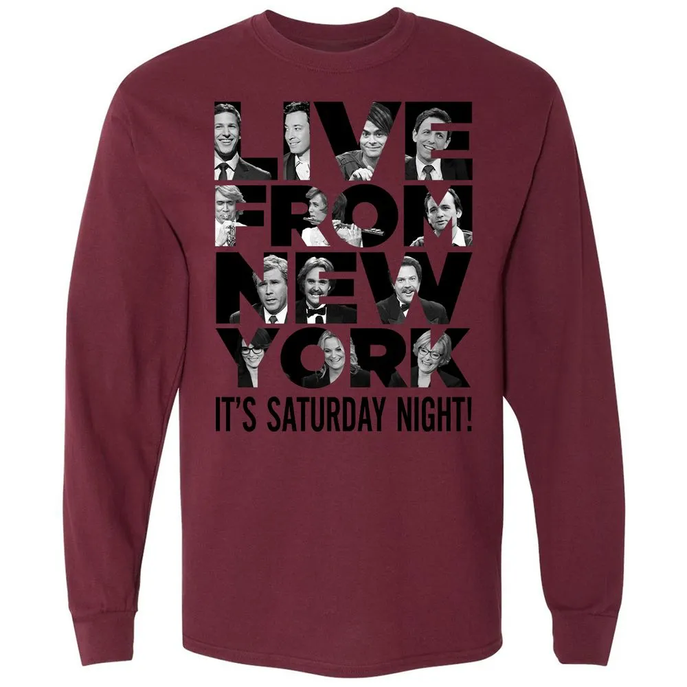 Long Sleeve T-Shirt - FKAJ12JL - Maroon - 11