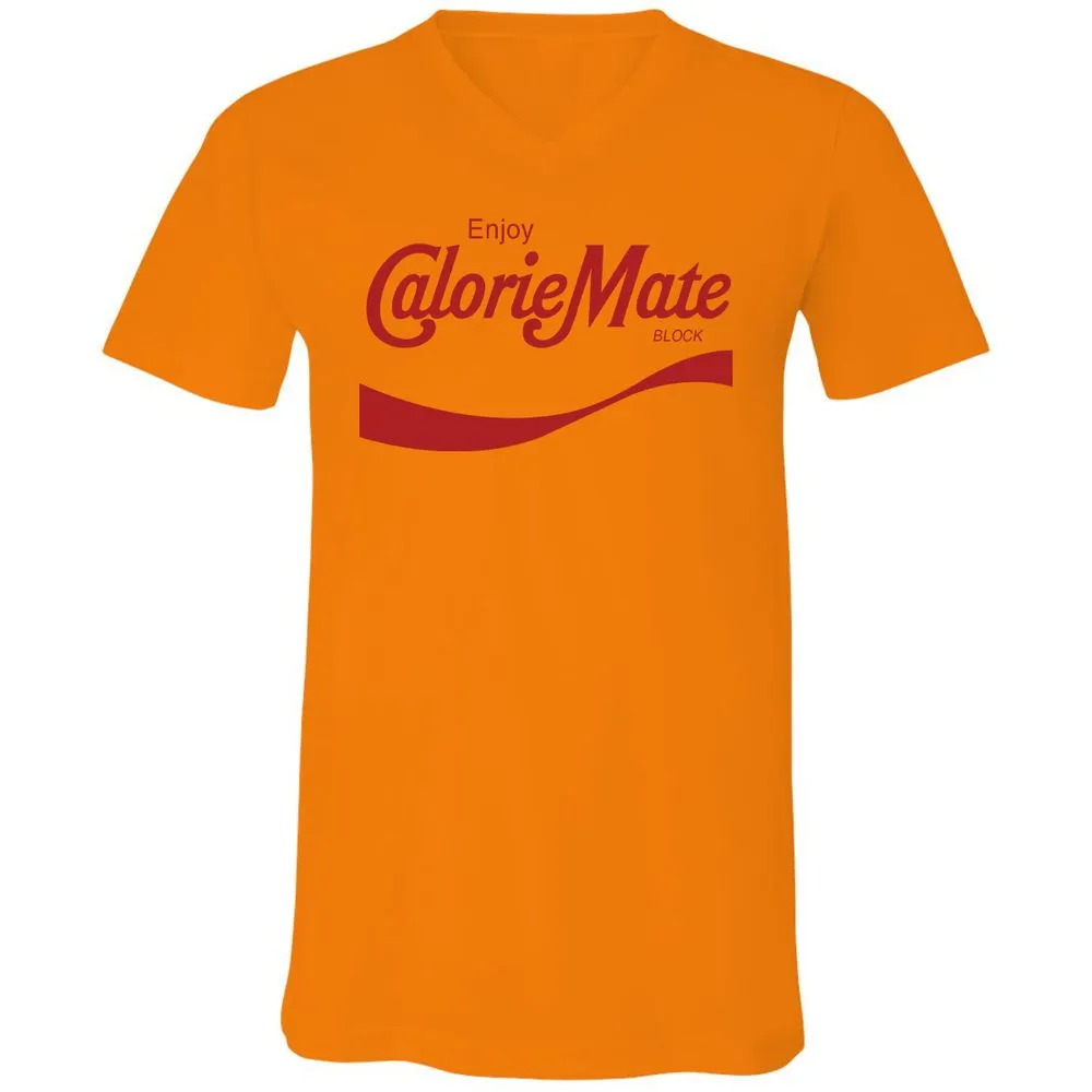 Unisex V-Neck T-Shirt - XZZ325EH - Orange - 11