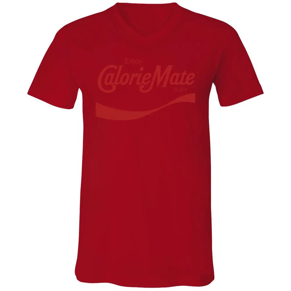 Unisex V-Neck T-Shirt - XZZ325EH - Red - 3