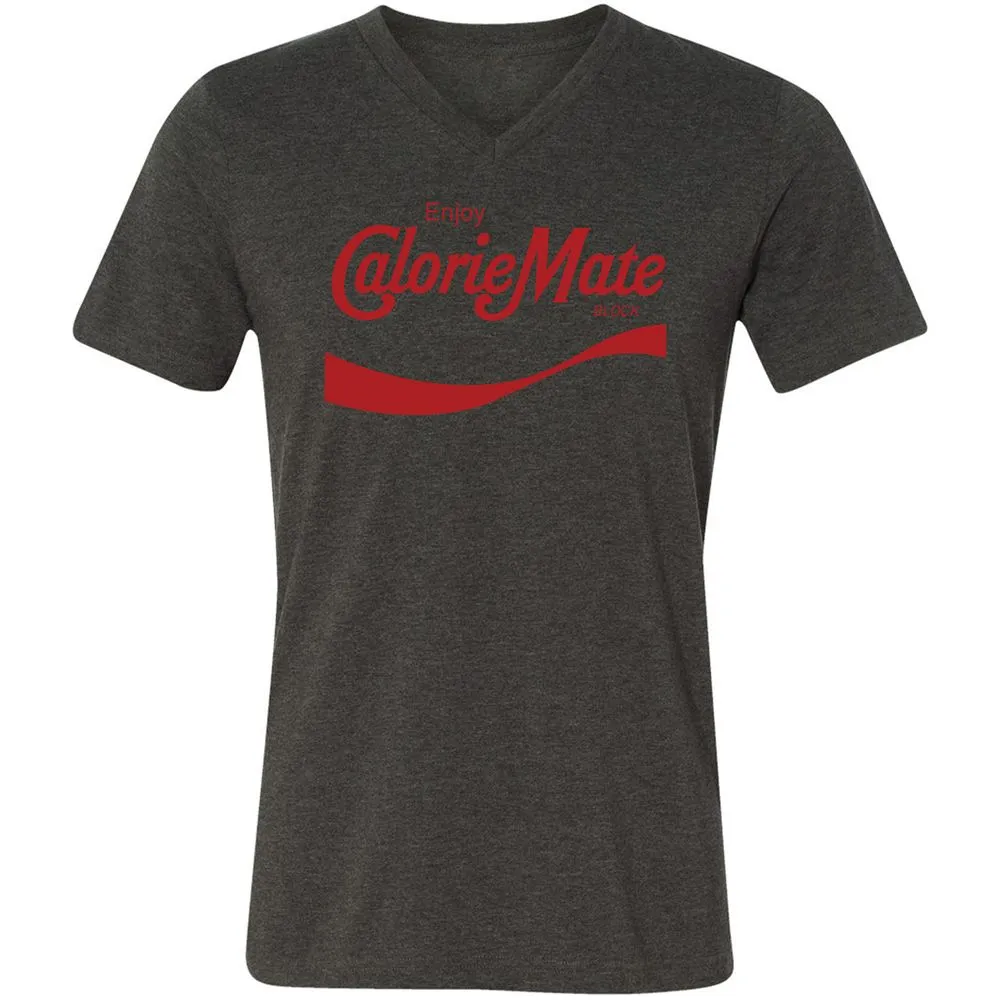 Unisex V-Neck T-Shirt - XZZ325EH - Dark Grey Heather - 8