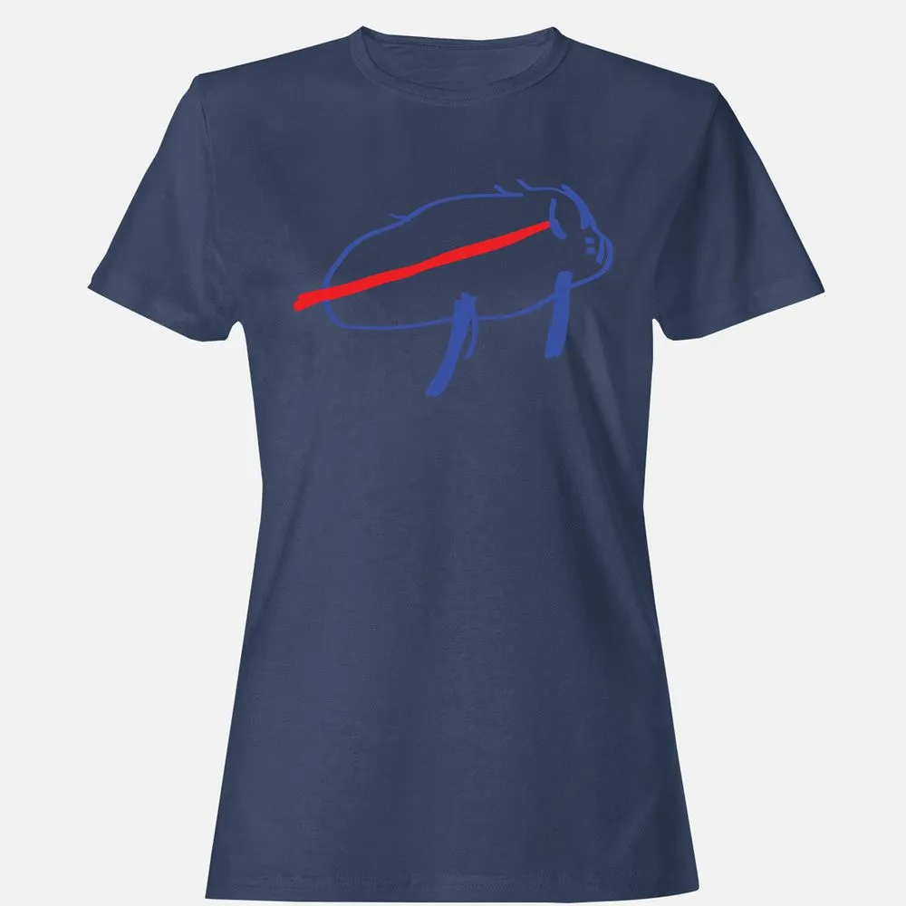 Women's T-Shirt - DPAKQHC3 - Navy - 10