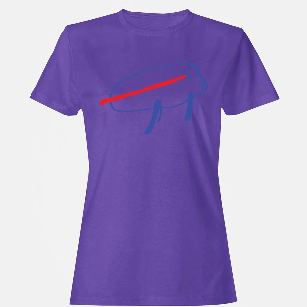 Women's T-Shirt - DPAKQHC3 - Purple - 12