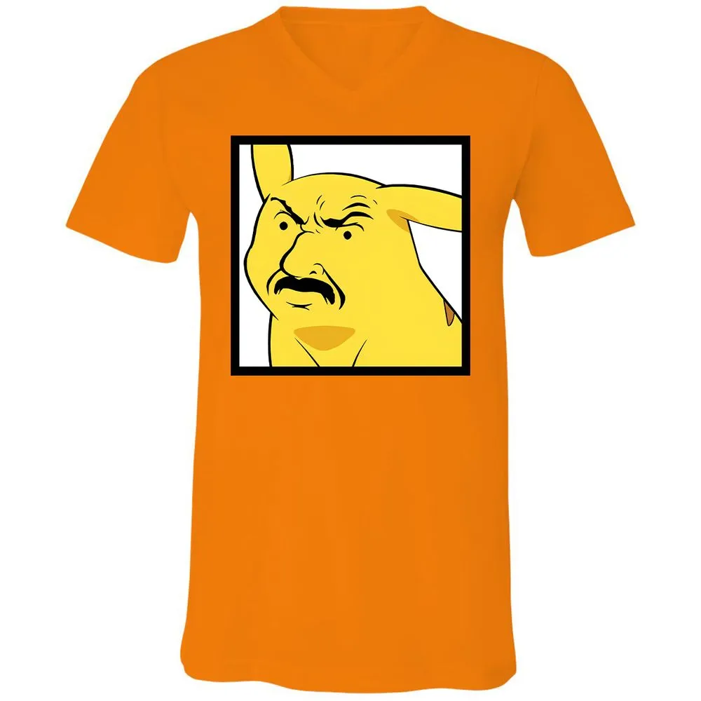 Unisex V-Neck T-Shirt - 8UB9DNPS - Orange - 11