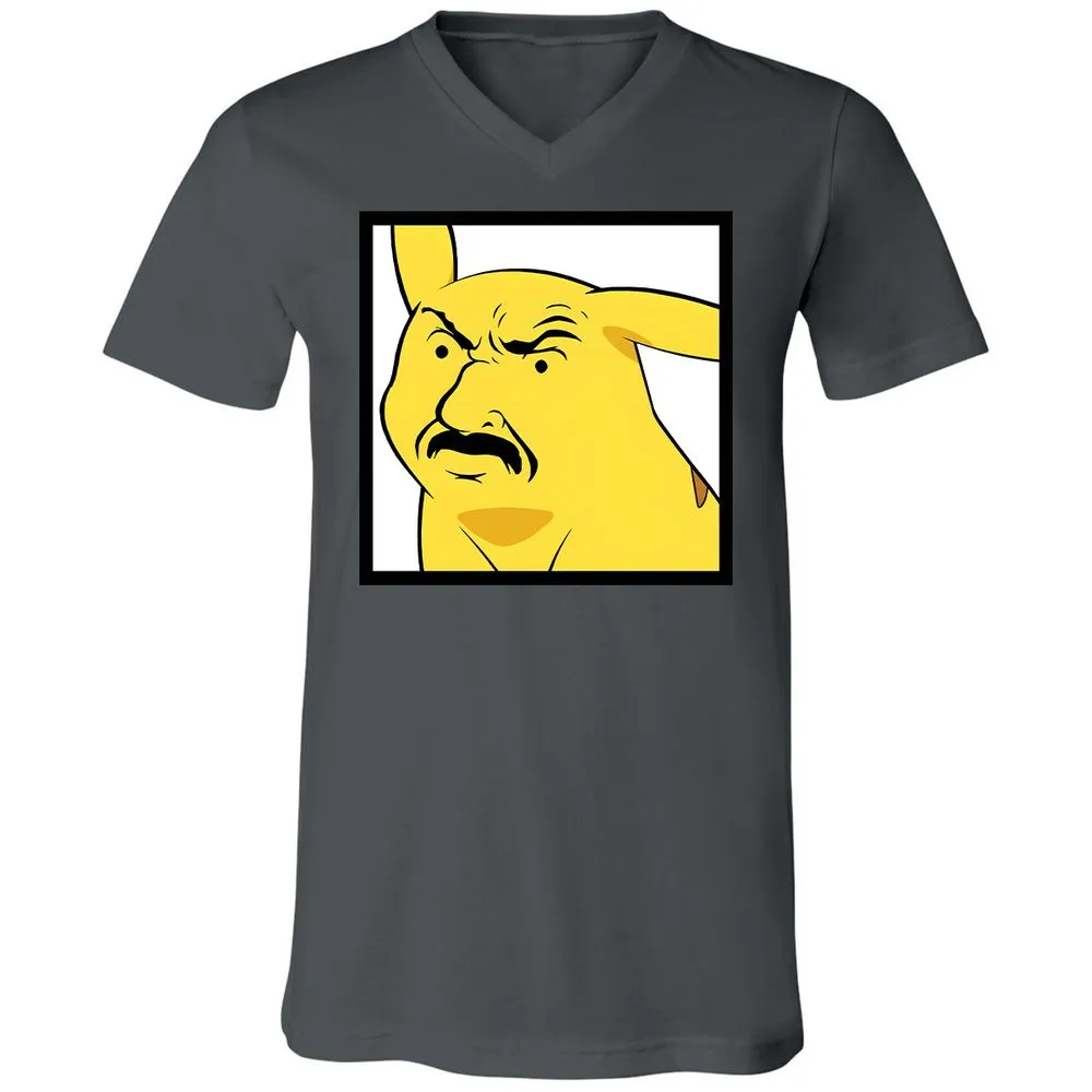 Unisex V-Neck T-Shirt - 8UB9DNPS - Asphalt - 12