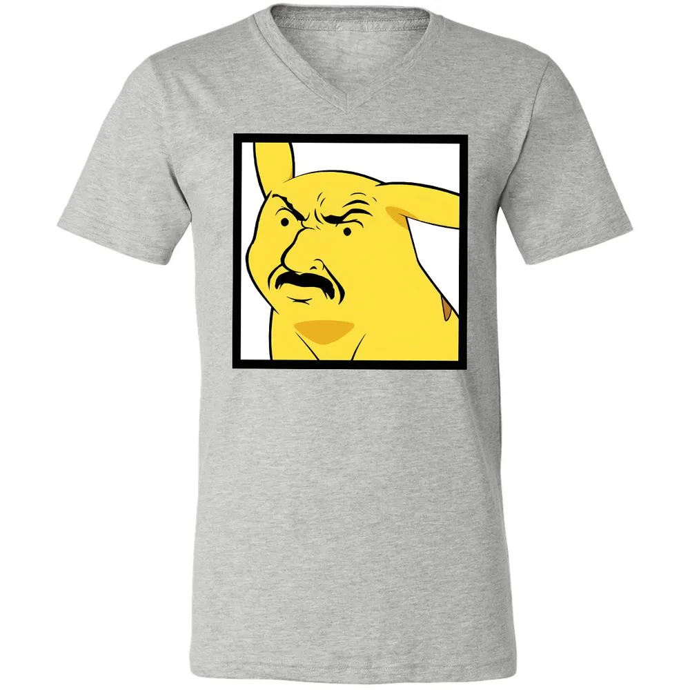 Unisex V-Neck T-Shirt - 8UB9DNPS - Athletic Heather - 7