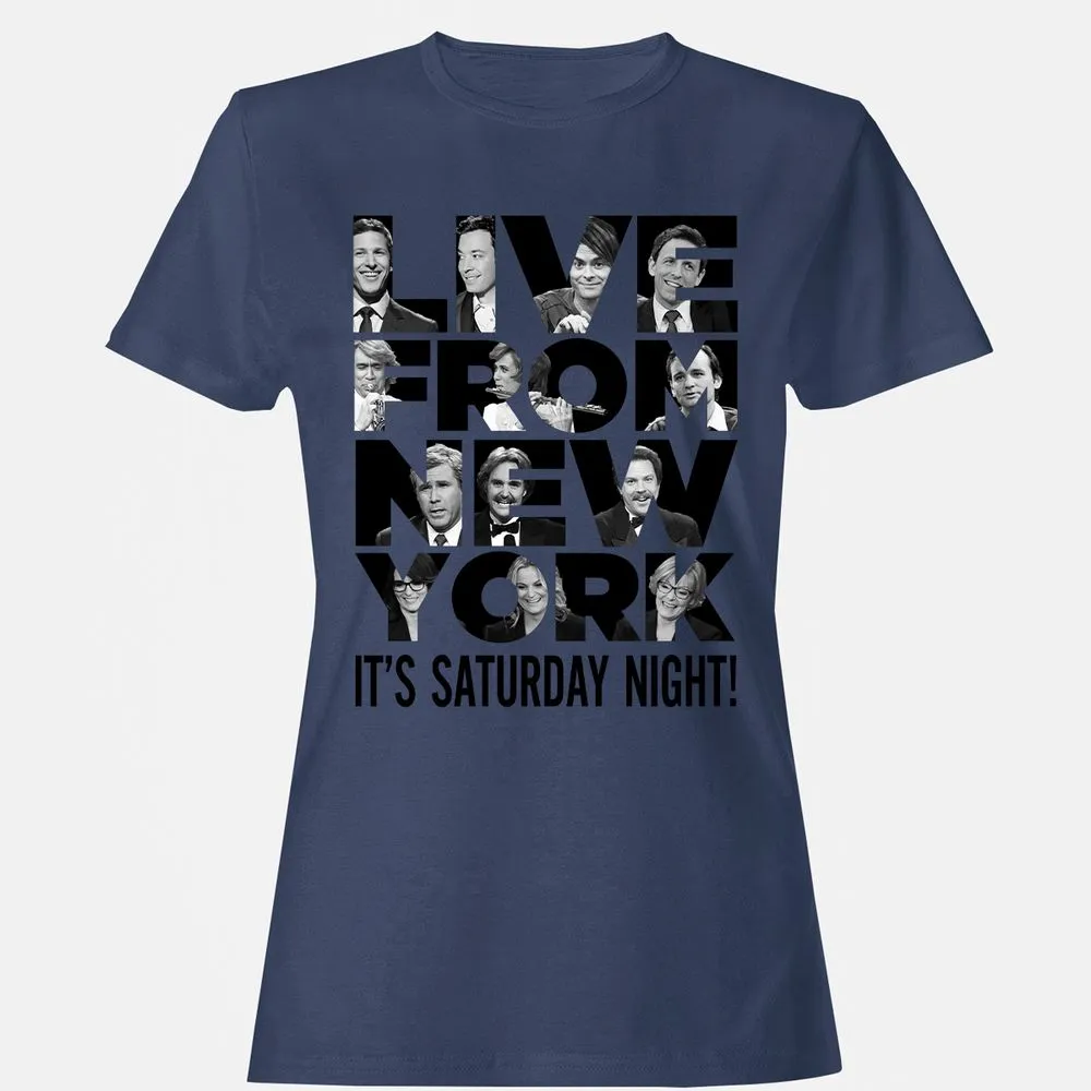 Women's T-Shirt - M8BLZQ5Q - Navy - 10