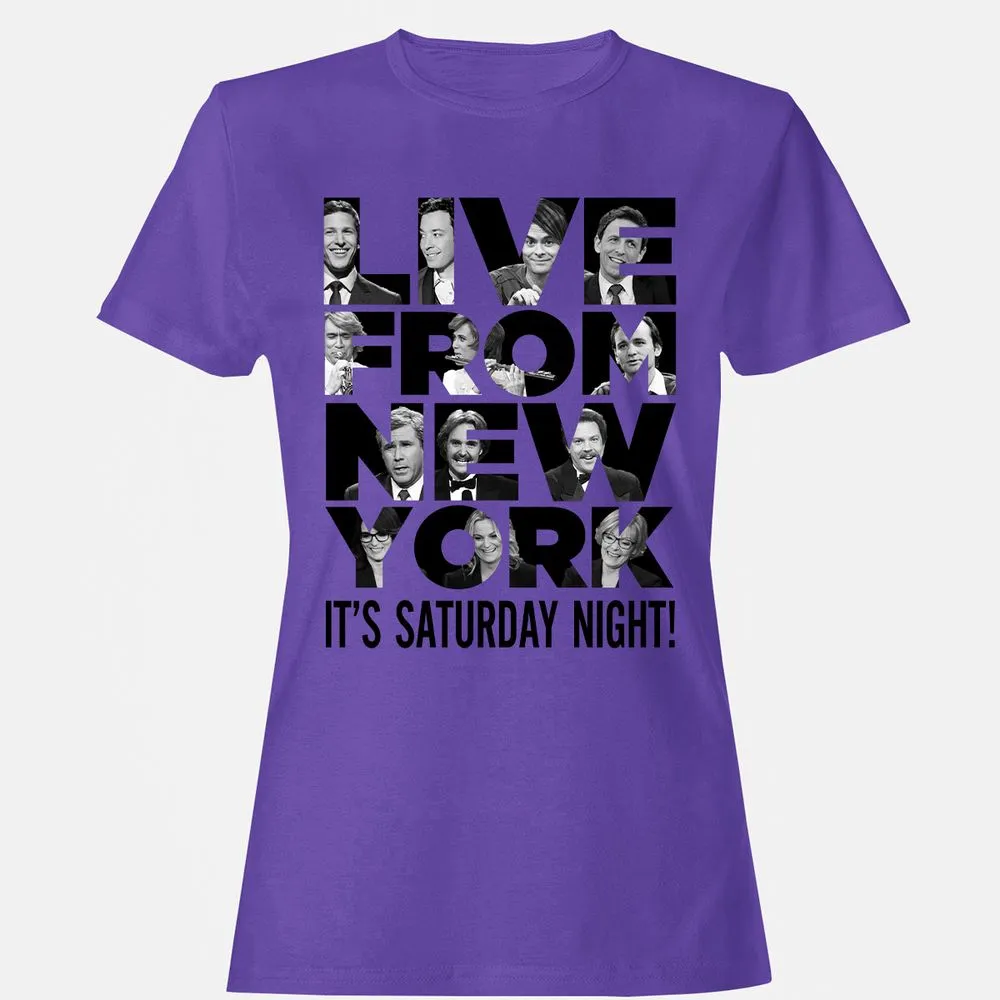 Women's T-Shirt - M8BLZQ5Q - Purple - 12
