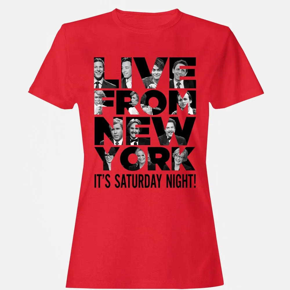 Women's T-Shirt - M8BLZQ5Q - Red - 13