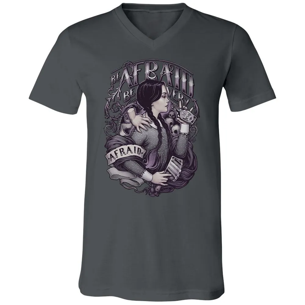Unisex V-Neck T-Shirt - VRJHR8QH - Asphalt - 12