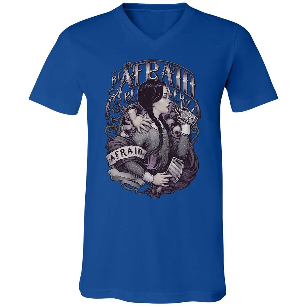 Unisex V-Neck T-Shirt - VRJHR8QH - True Royal - 4