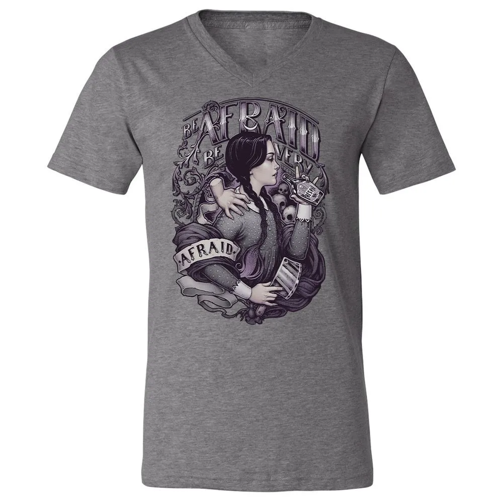 Unisex V-Neck T-Shirt - VRJHR8QH - Deep Heather - 13