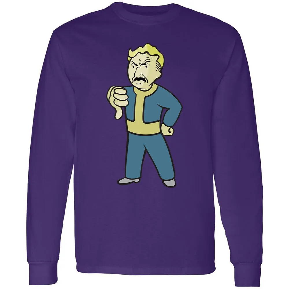 Long Sleeve T-Shirt - VA8NZQJ3 - Purple - 13