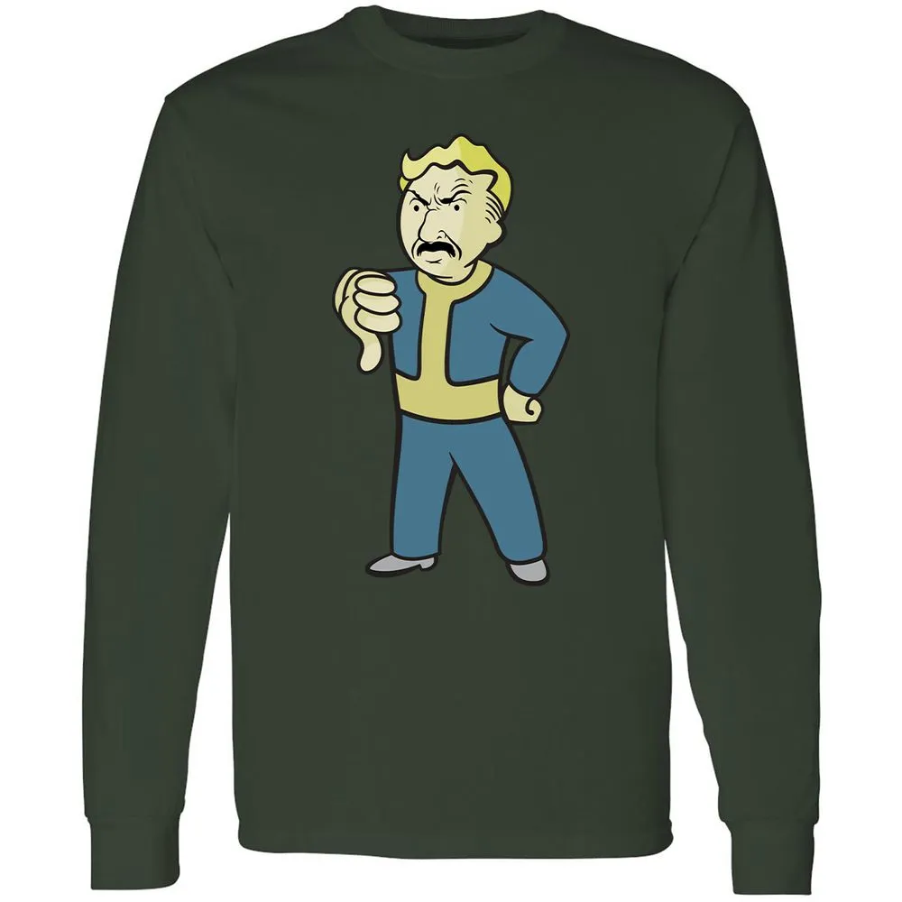 Long Sleeve T-Shirt - VA8NZQJ3 - Forest Green - 8