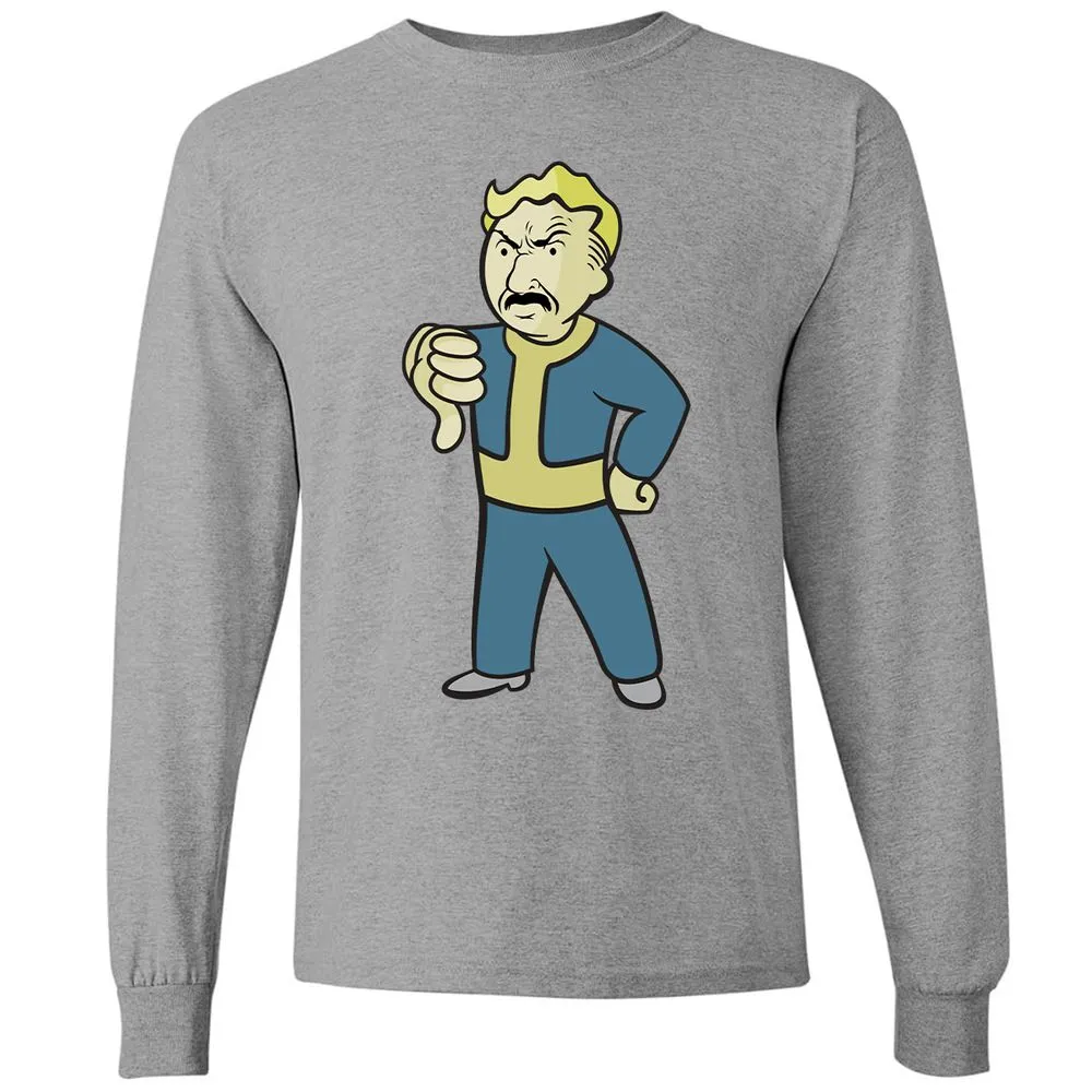 Long Sleeve T-Shirt - VA8NZQJ3 - Graphite Heather - 6