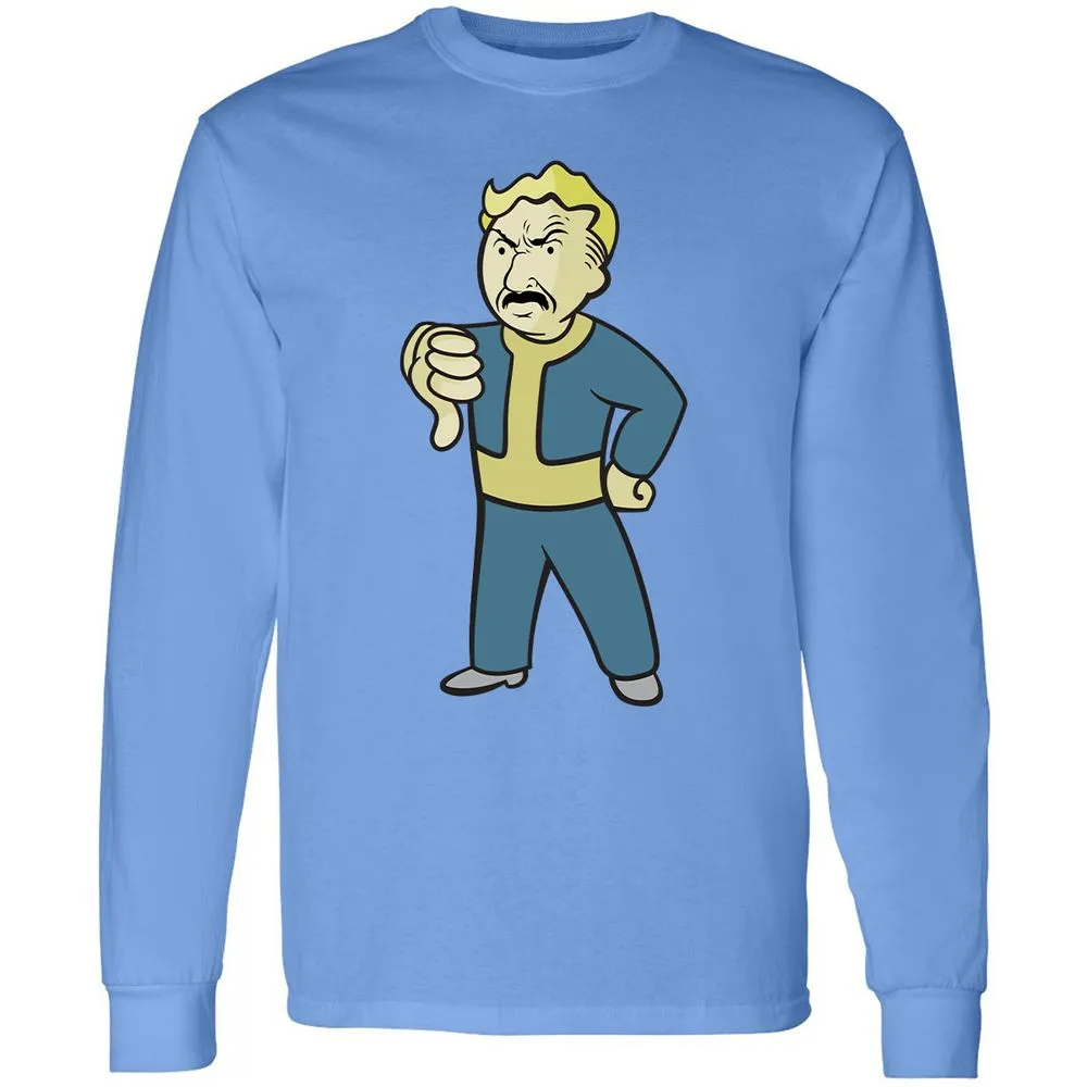 Long Sleeve T-Shirt - VA8NZQJ3 - Carolina Blue - 2