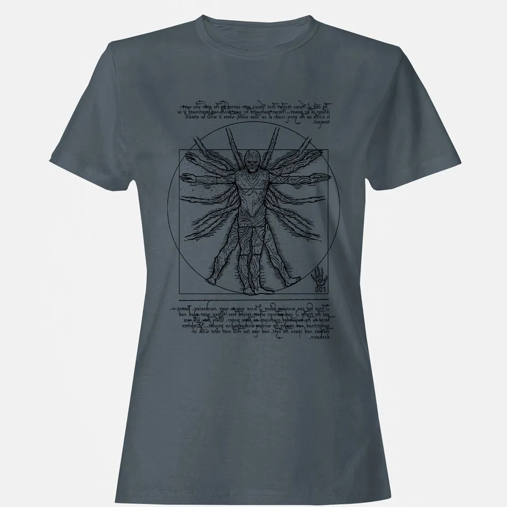 Women's T-Shirt - 76J3YFX2 - Charcoal - 3