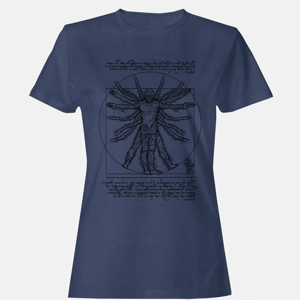 Women's T-Shirt - 76J3YFX2 - Navy - 10