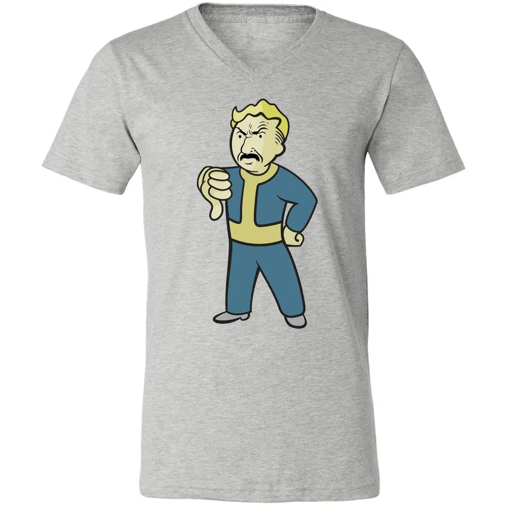 Unisex V-Neck T-Shirt - FAE1TUGU - Athletic Heather - 7
