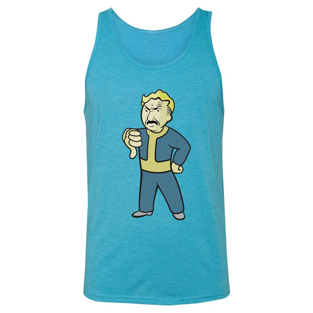 Unisex Jersey Tank - PX5XPJH8 - Aqua Triblend - 3