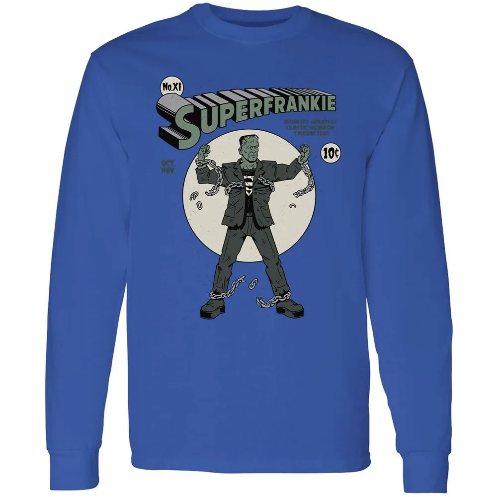 Long Sleeve T-Shirt - 5MGMD9V2 - Royal - 4