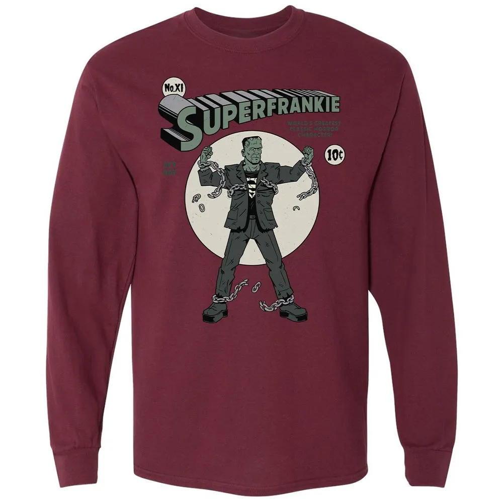 Long Sleeve T-Shirt - 5MGMD9V2 - Maroon - 11