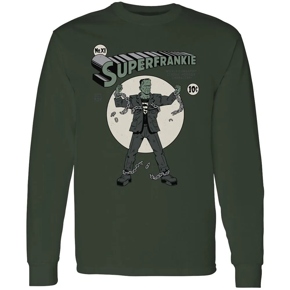 Long Sleeve T-Shirt - 5MGMD9V2 - Forest Green - 8