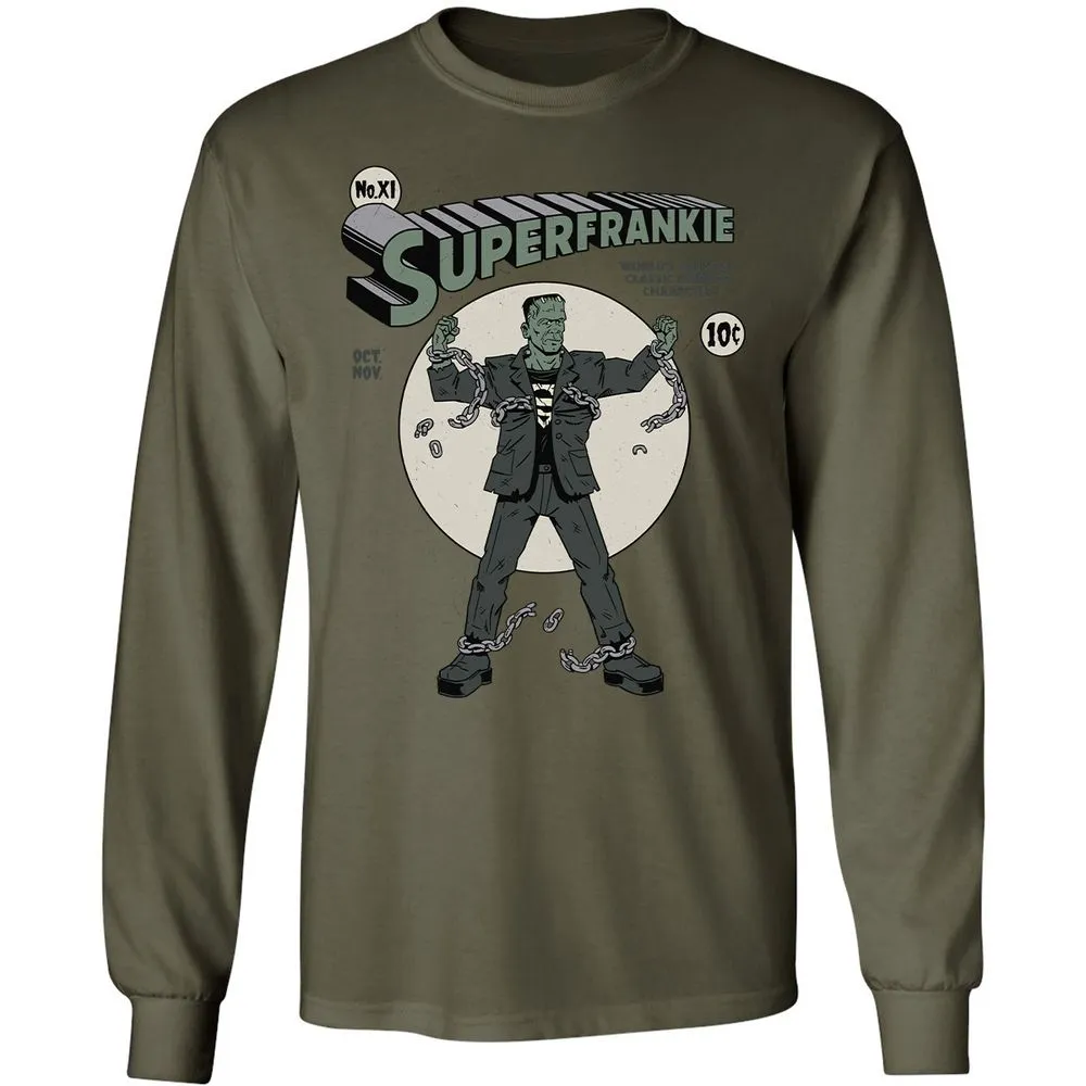 Long Sleeve T-Shirt - 5MGMD9V2 - Military Green - 7