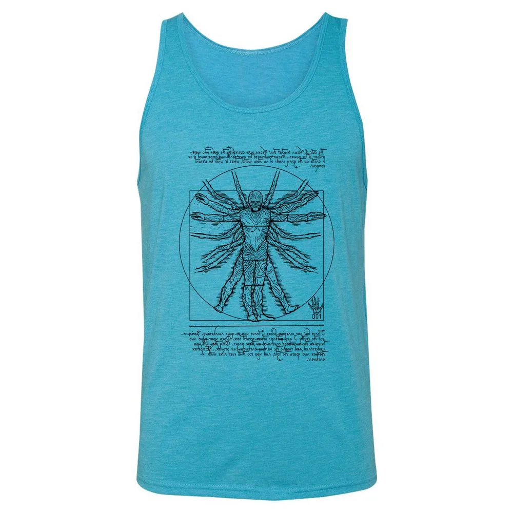 Unisex Jersey Tank - KPHFGYJK - Aqua Triblend - 3