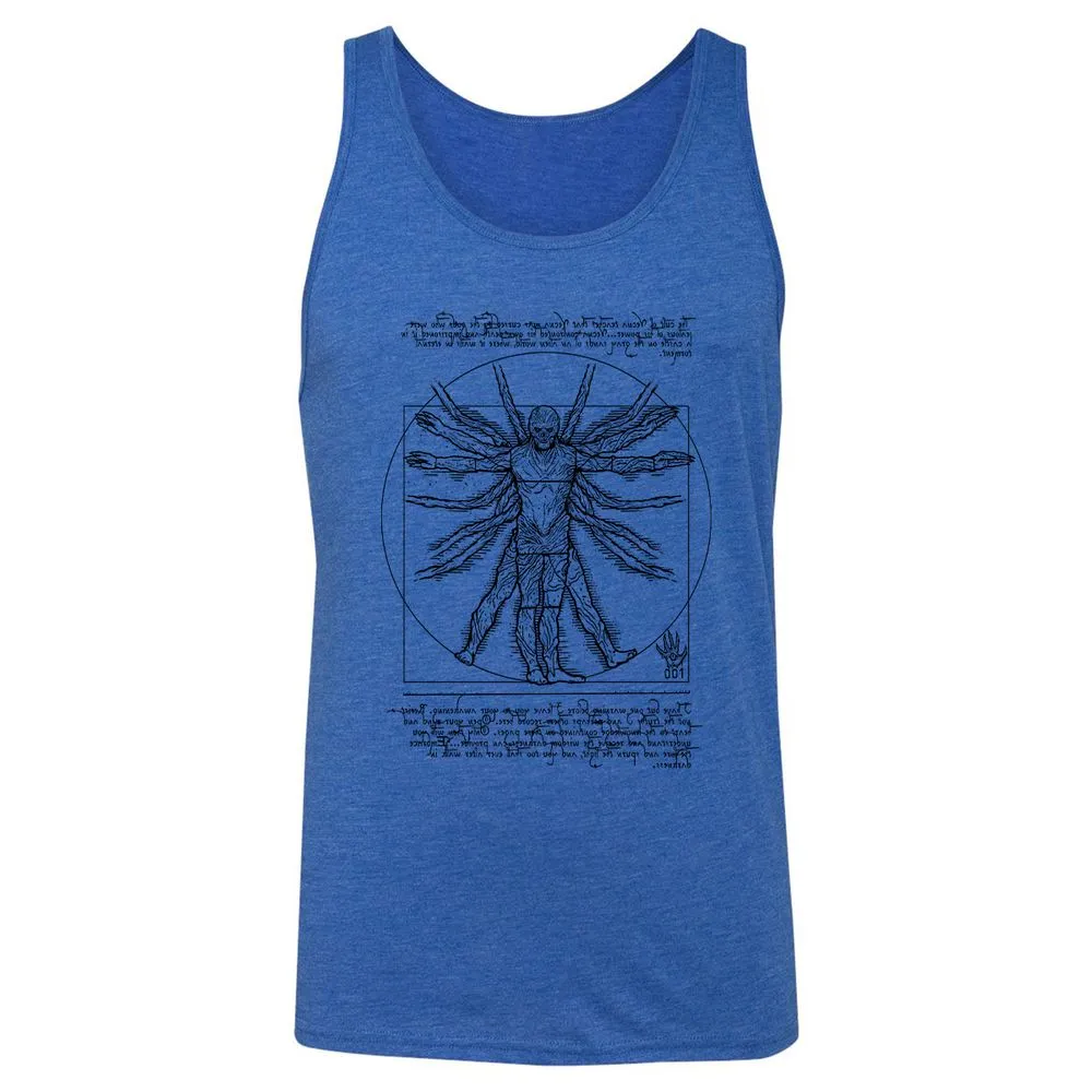 Unisex Jersey Tank - KPHFGYJK - True Royal Triblend - 12