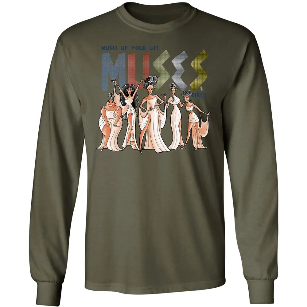 Long Sleeve T-Shirt - 7WMWC3TW - Military Green - 7