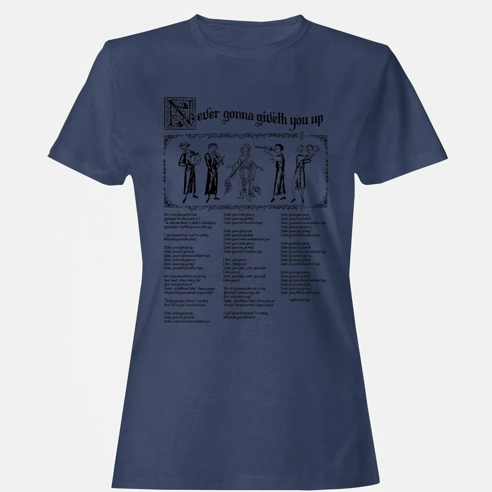 Women's T-Shirt - B94M3EBB - Navy - 10