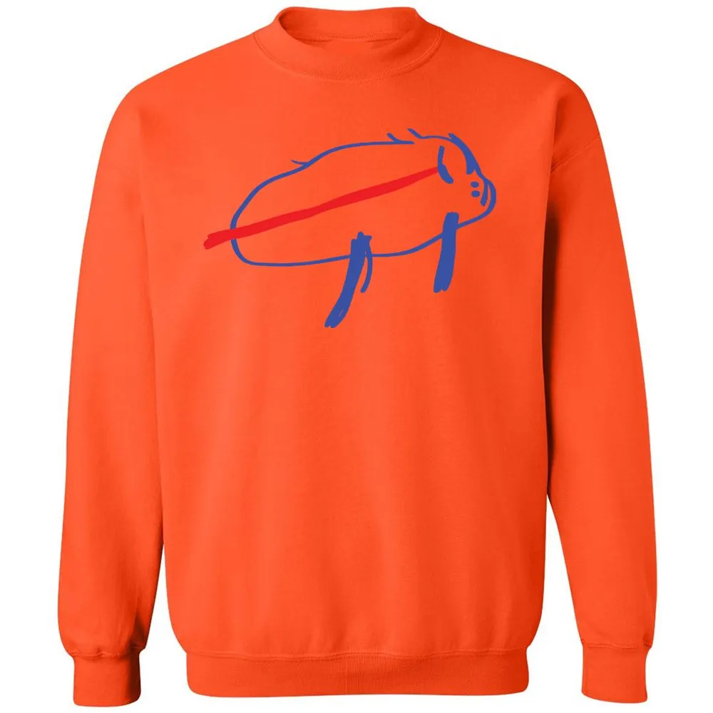 Classic Unisex Sweatshirt - S4GZN3QE - Orange - 10