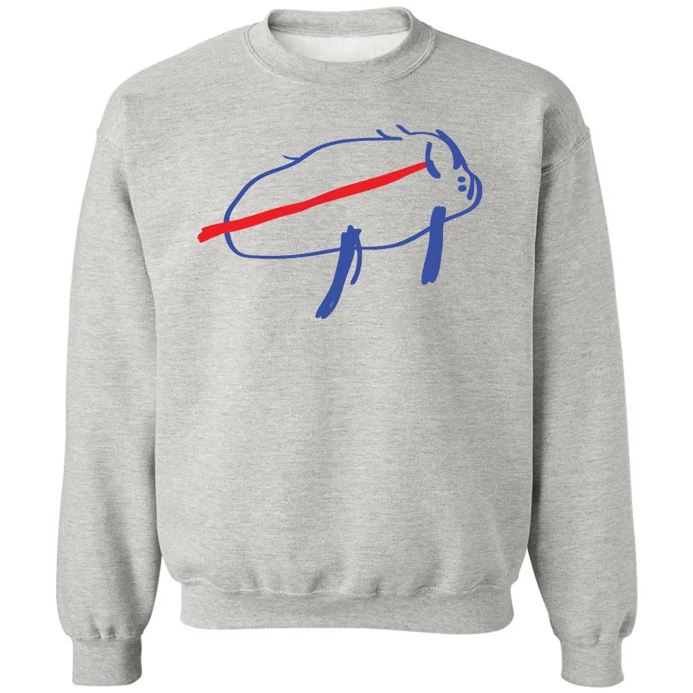 Classic Unisex Sweatshirt - S4GZN3QE - Ash - 2
