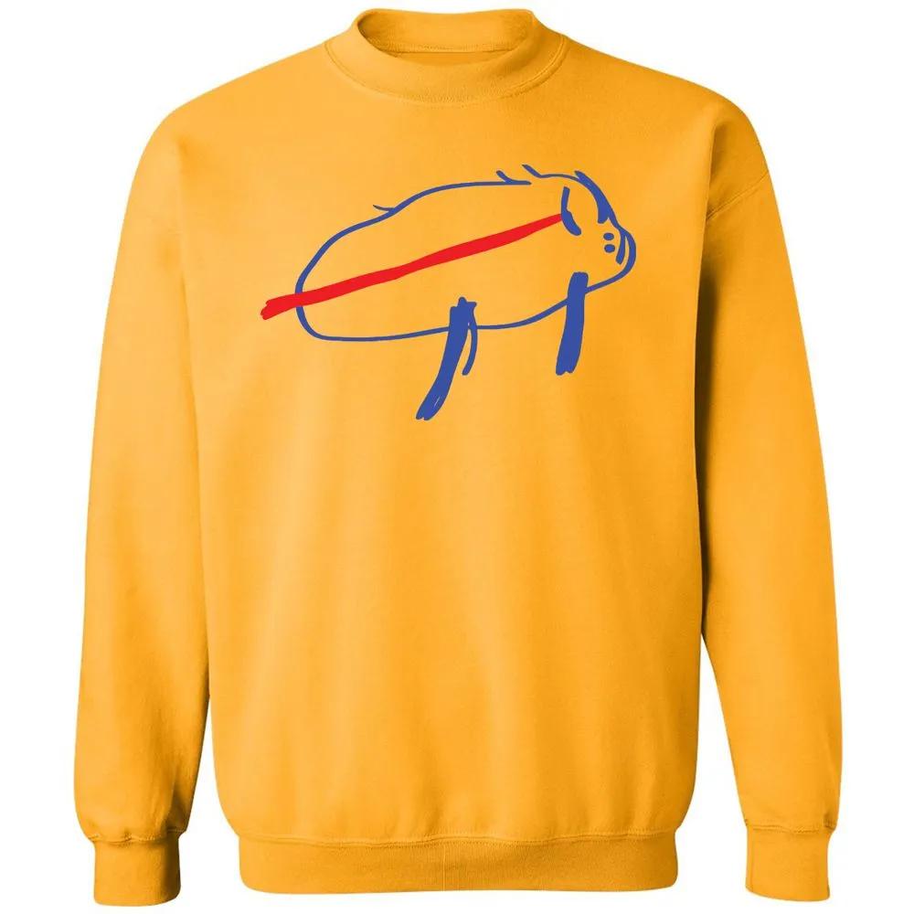 Classic Unisex Sweatshirt - S4GZN3QE - Gold - 11