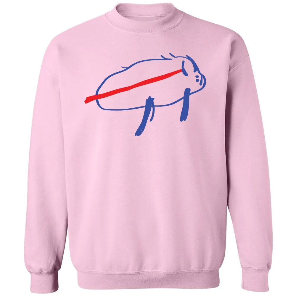Classic Unisex Sweatshirt - S4GZN3QE - Light Pink - 3