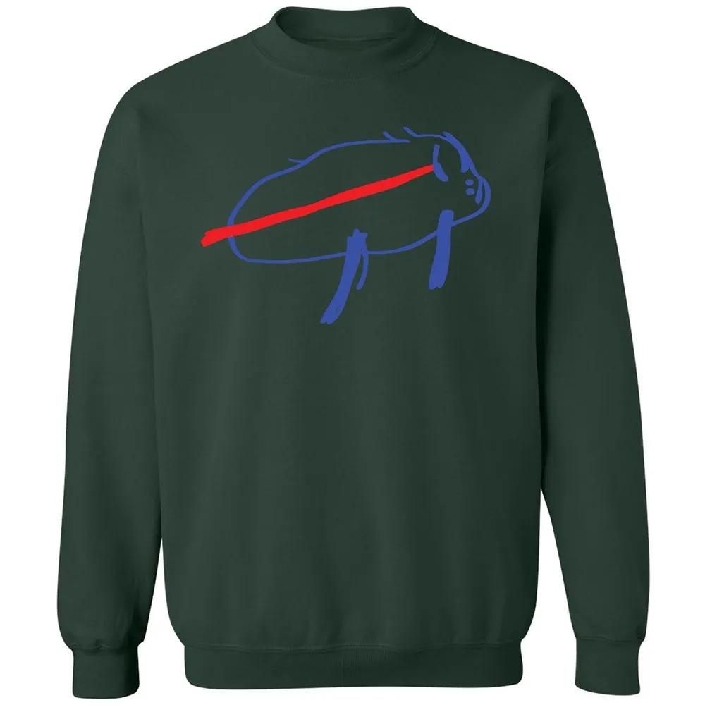 Classic Unisex Sweatshirt - S4GZN3QE - Forest Green - 4