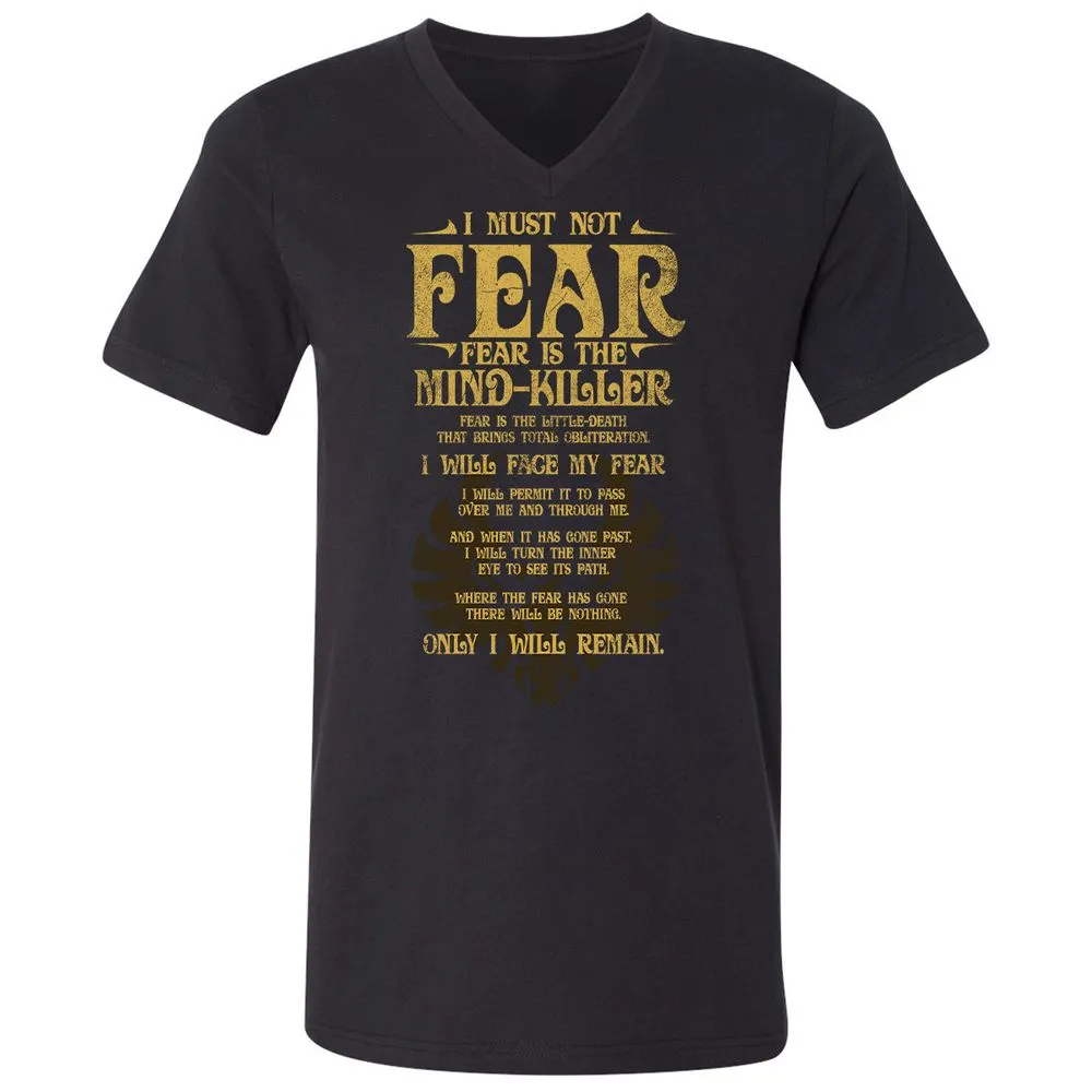Unisex V-Neck T-Shirt - 4XVLGZ2B - Black - 16
