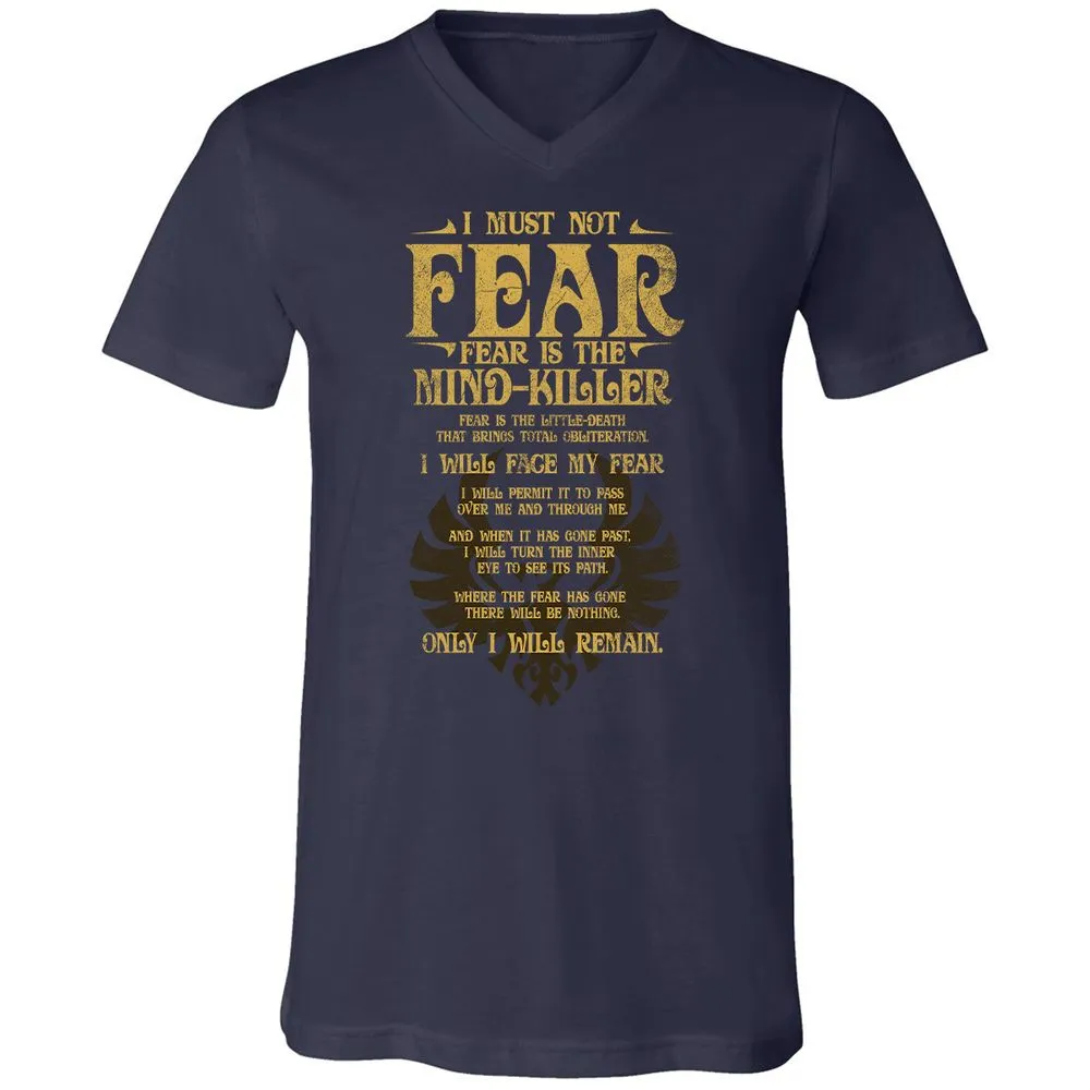 Unisex V-Neck T-Shirt - 4XVLGZ2B - Navy - 9