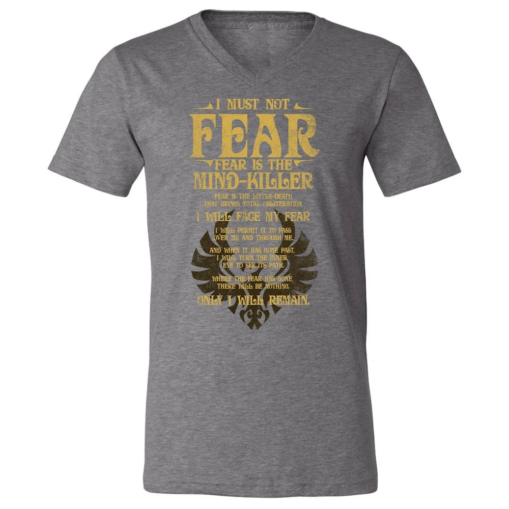 Unisex V-Neck T-Shirt - 4XVLGZ2B - Deep Heather - 13