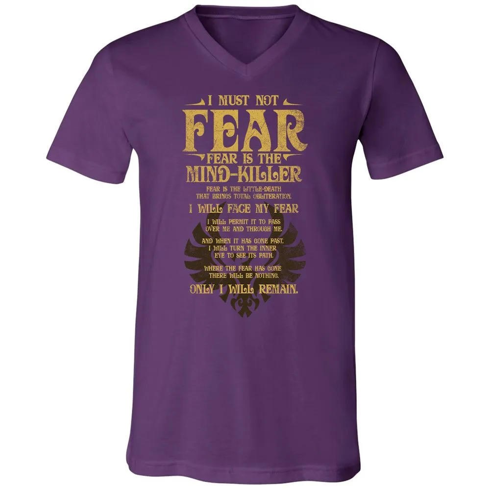 Unisex V-Neck T-Shirt - 4XVLGZ2B - Team Purple - 2