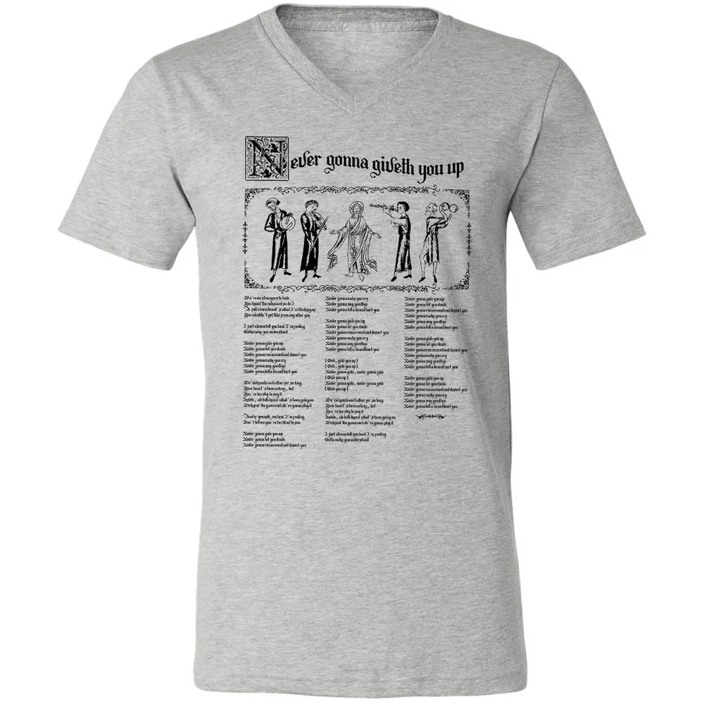 Unisex V-Neck T-Shirt - HXNCJ8WG - Athletic Heather - 7