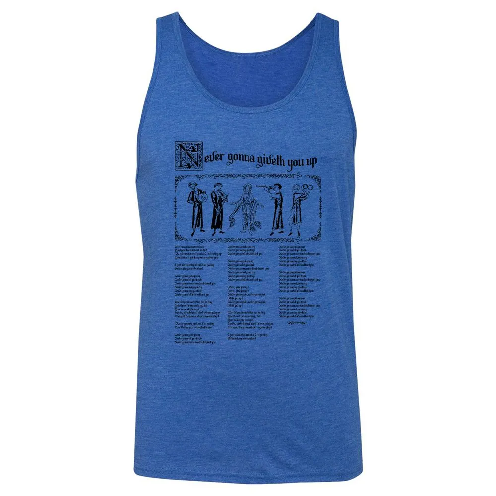 Unisex Jersey Tank - ZPRKQQX5 - True Royal Triblend - 12