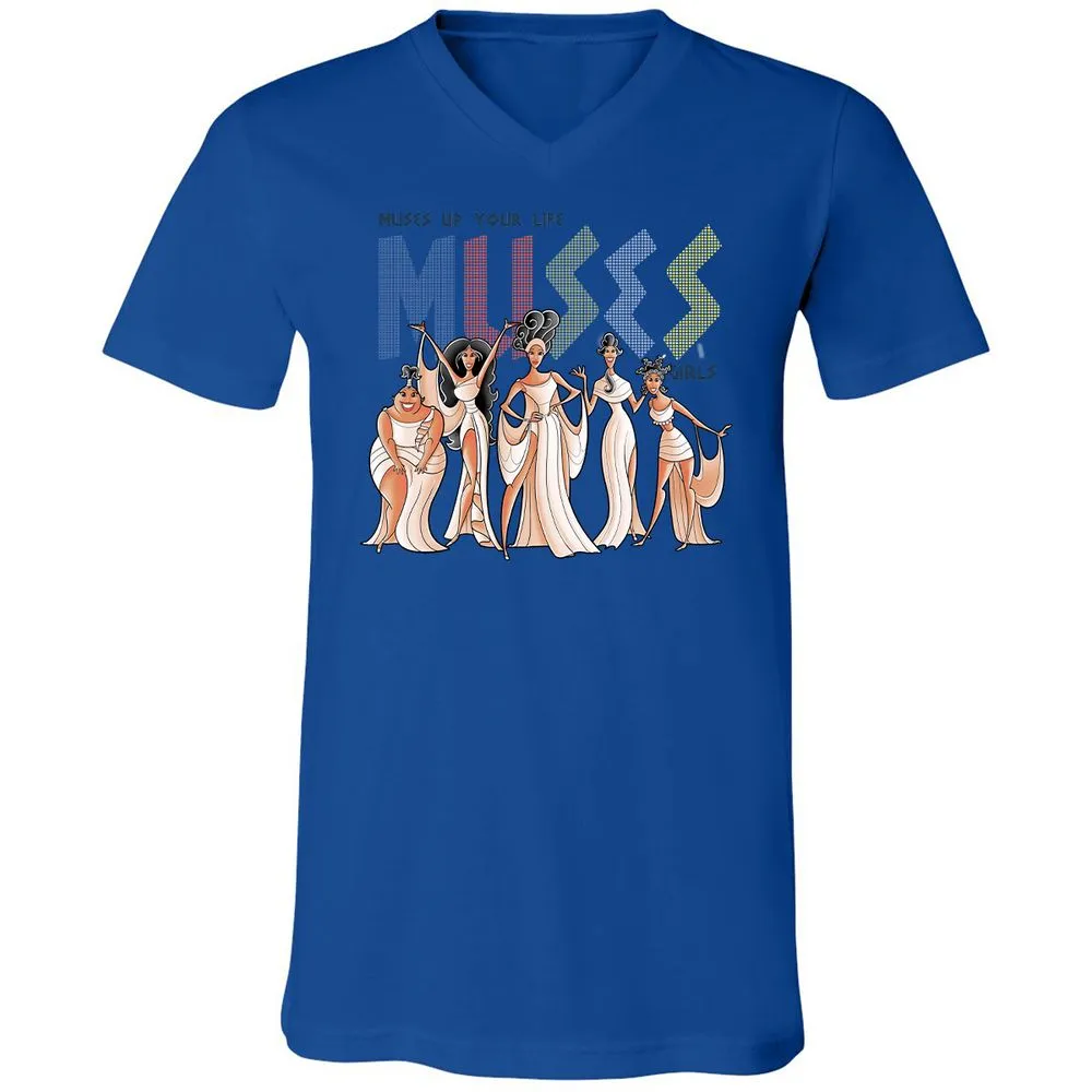 Unisex V-Neck T-Shirt - KL3G6MM6 - True Royal - 4