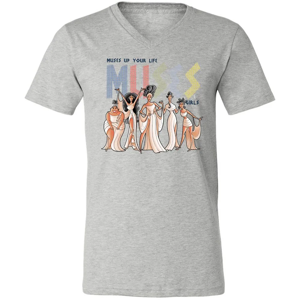 Unisex V-Neck T-Shirt - KL3G6MM6 - Athletic Heather - 7