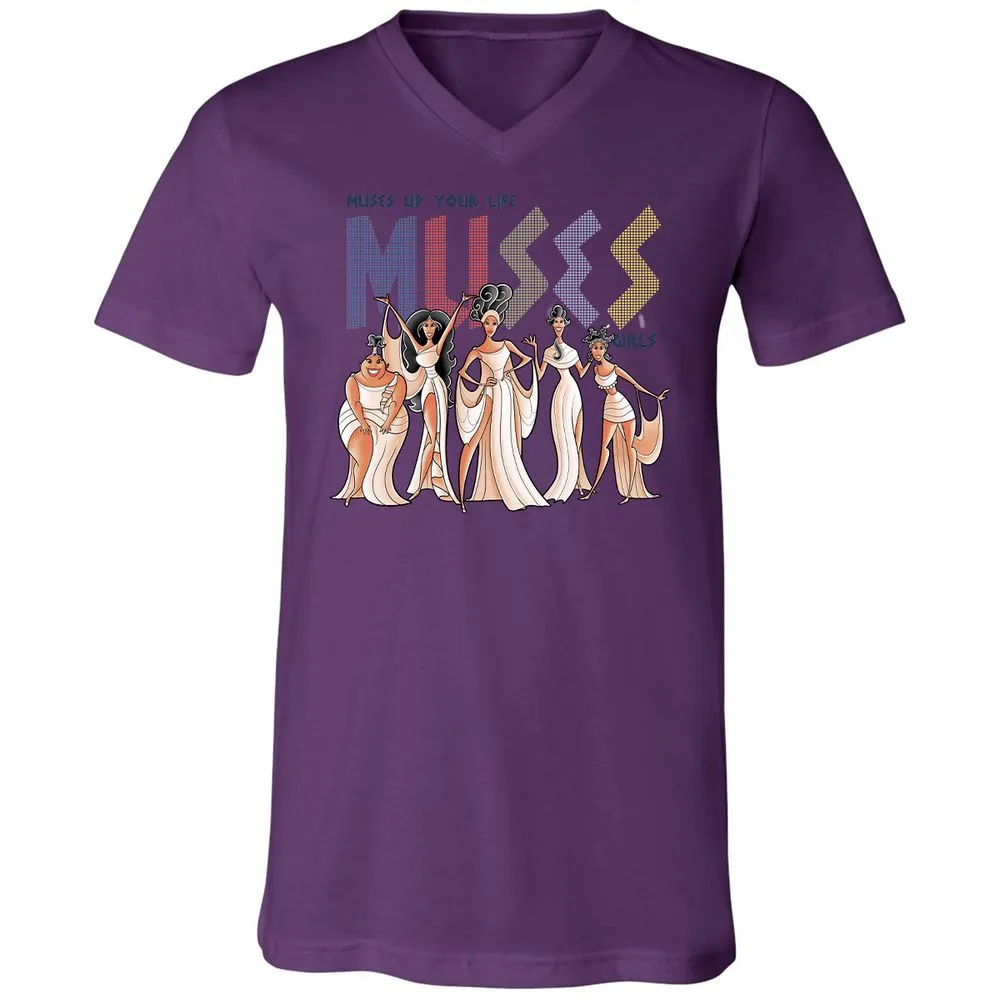 Unisex V-Neck T-Shirt - KL3G6MM6 - Team Purple - 2