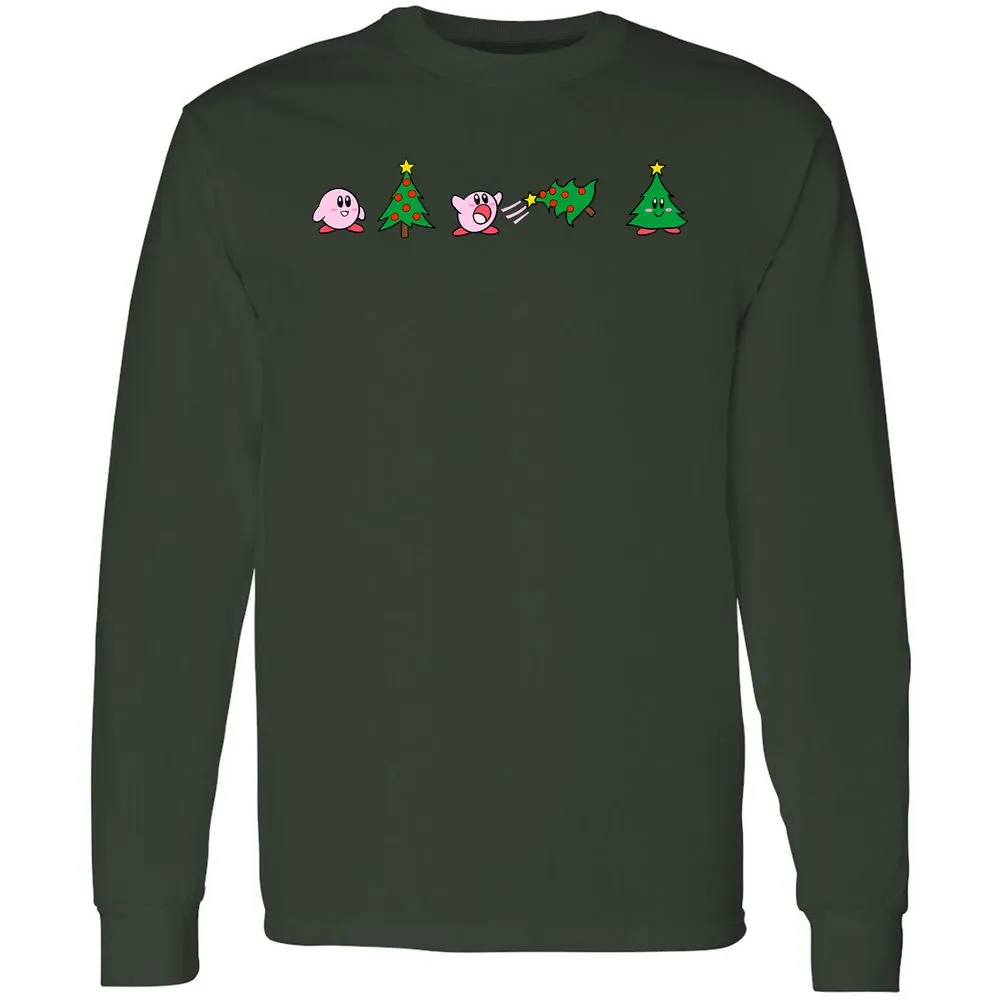 Long Sleeve T-Shirt - 5A6JC55F - Forest Green - 8