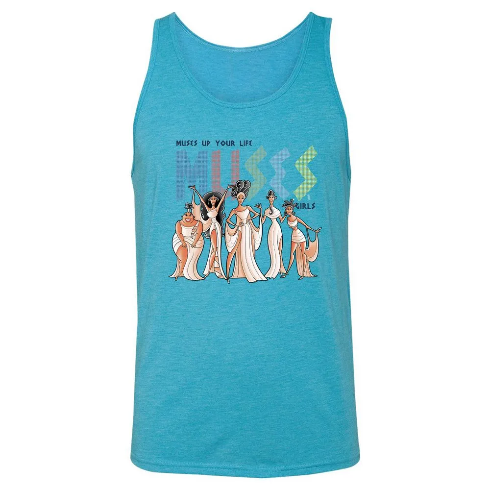 Unisex Jersey Tank - 47HQAC7W - Aqua Triblend - 3
